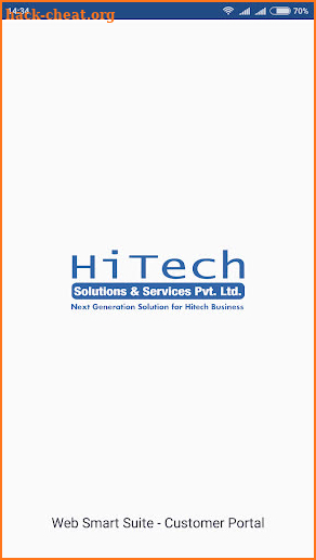 Hitech Customer Portal screenshot