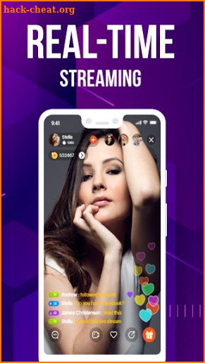 Hive - Broadcast Video Streaming & Live Chat app screenshot