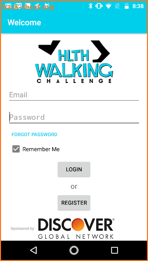 HLTH Walking Challenge screenshot