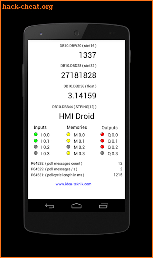 HMI Droid screenshot