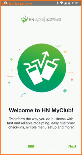 HN MyClub screenshot