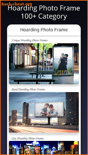 Hoarding Photo Frame - Hoarding Photo Editor screenshot