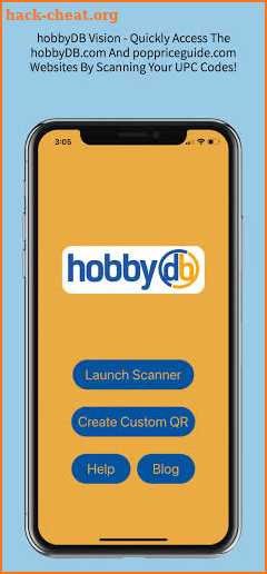 hobbyDB Vision screenshot