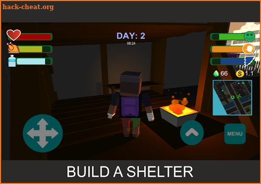 Hobo life simulator screenshot