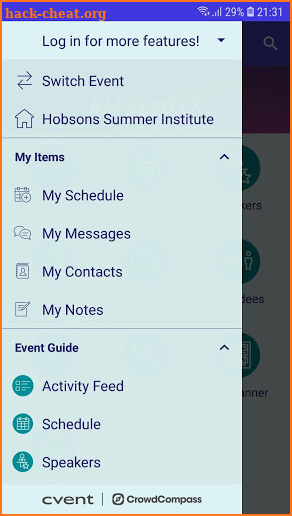 Hobsons Summer Institute 2018 screenshot