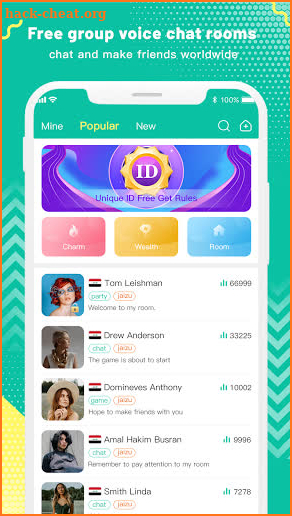 HoChat - Free Voice Chat Rooms screenshot