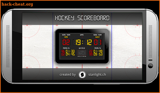 Hockey scoreboard screenshot