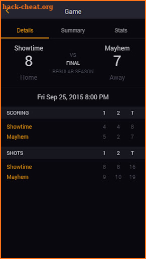 HockeyShift screenshot