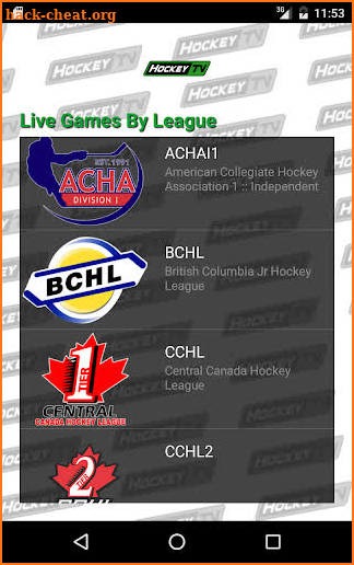 HockeyTV screenshot