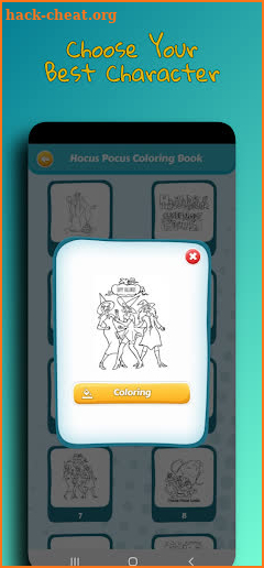 Hocus Pocus Coloring Book screenshot