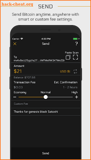 HODL Wallet : Bitcoin Wallet screenshot