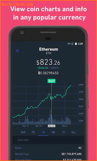 Hodler – Coin Market Cap & Cryptocurrency Rates screenshot