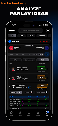 HOF Bets: Make Smarter Bets screenshot