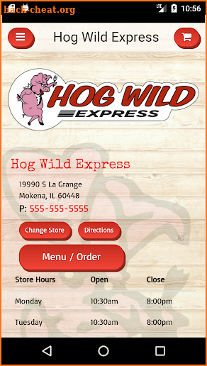Hog Wild Express screenshot