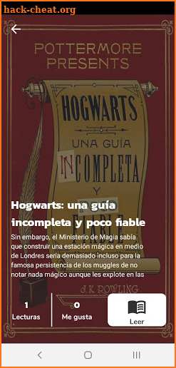 Hogwarts Books screenshot