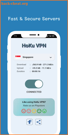 HoKu VPN : Fast and Secure Servers screenshot