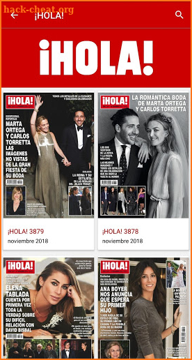 ¡HOLA! ESPAÑA Revista impresa - ¡Nueva versión! screenshot