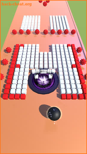Hole ball 3D game screenshot