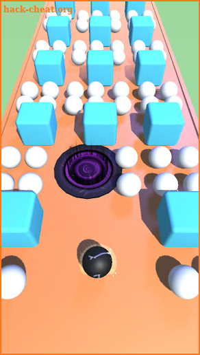 Hole ball 3D game screenshot