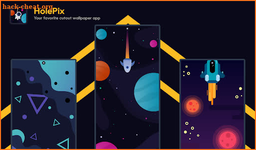 HolePix S23 Cutout Wallpapers screenshot