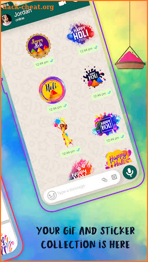 Holi GIF : Holi Stickers For Whatsapp screenshot