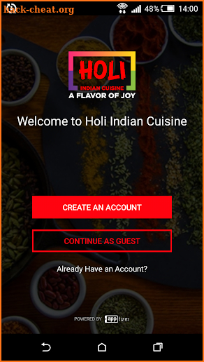 Holi Indian Cuisine screenshot