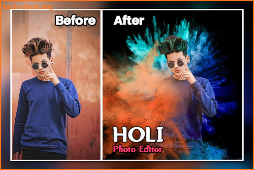 Holi Photo Editor screenshot