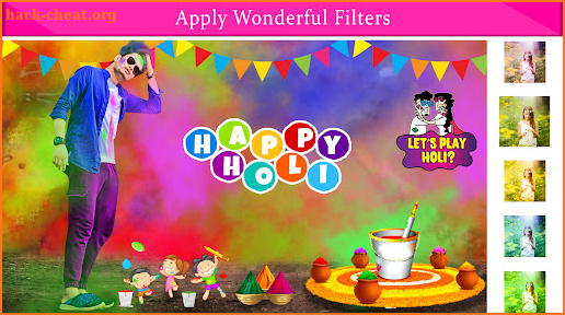 Holi Photo Editor screenshot