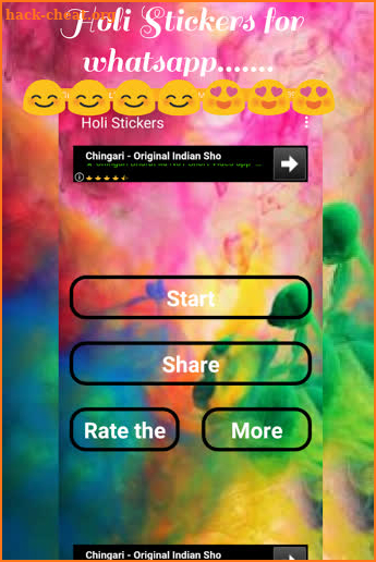 Holi Stickers For Whatsapp - (WAStickers) screenshot