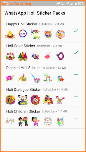 Holi Stickers For Whatsapp - WAStickers screenshot
