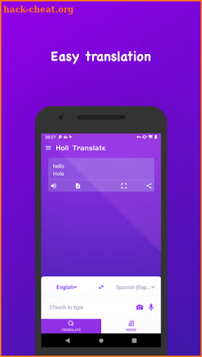 Holi translate -  picture and voice translator screenshot