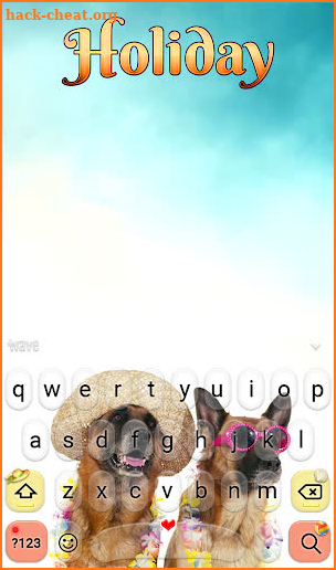 Holiday Animated Keyboard + Live Wallpaper screenshot