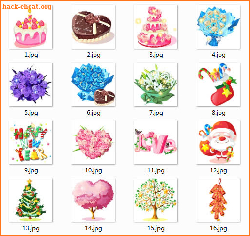 Holiday Emoticon Package screenshot