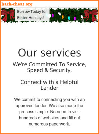 Holiday Loan USA screenshot