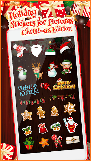Holiday Stickers for Pictures - Christmas Edition screenshot