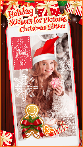 Holiday Stickers for Pictures - Christmas Edition screenshot