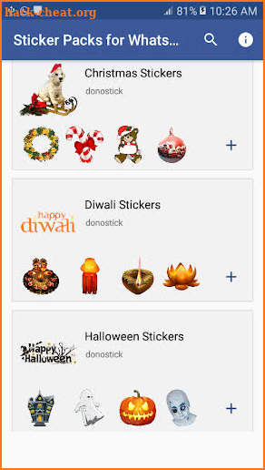 Holiday Stickers for WhatsApp - WAStickerApps Pack screenshot