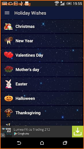 Holiday Wishes screenshot