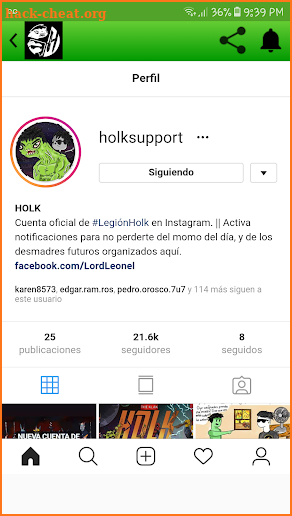 Holk + screenshot