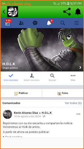 Holk + screenshot
