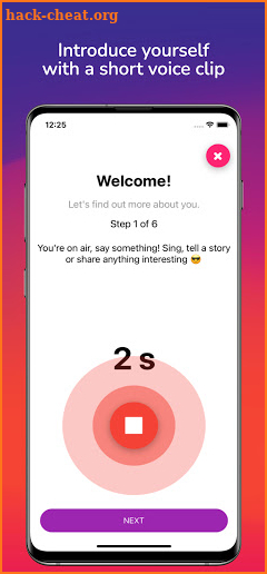 Holler Date: Meet Singles With Voice Dating screenshot