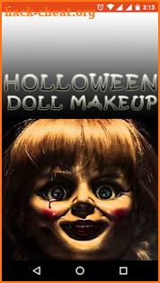 Holloween Doll Makeup Videos screenshot