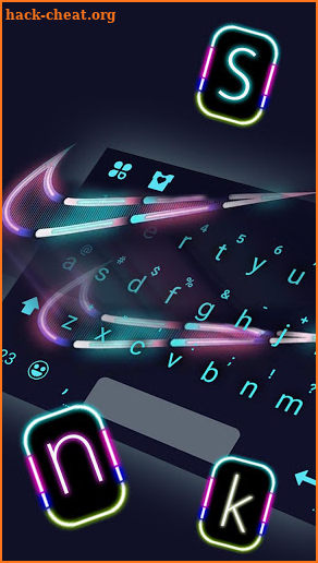 Hologram Sneaker Wike Keyboard Theme screenshot