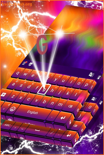 Holographic Keyboard Theme screenshot