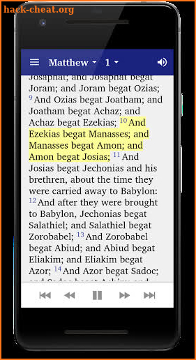 Holy Bible (English King James Version) screenshot