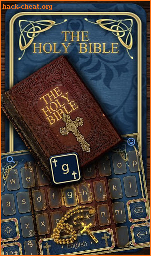 Holy Bible Keyboard Theme screenshot