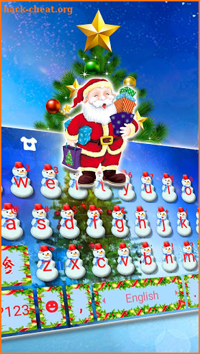 Holy Christmas1 Keyboard Theme screenshot