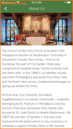 Holy Family - Sewell, NJ screenshot