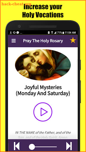 Holy Rosary with Audio Offline (Free Version) screenshot