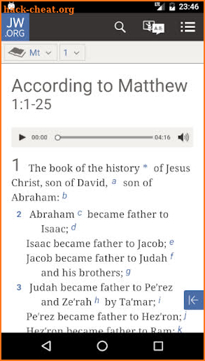 Holy Scriptures Study Edition screenshot